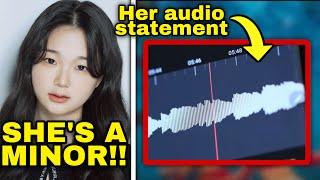 Underage idols allegedly s*xual assaulted by CEO (AUDIO ‘MADEIN’s Gaeun’ ENG SUB) #kpop