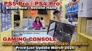 Gaming Console PS5 Pro, PS4 Pro, ROG ALLY, Nintendo Switch OLED, Anbernic March 2025