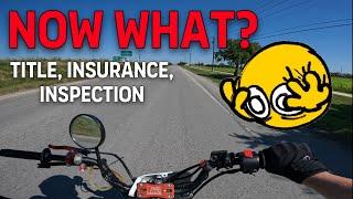 So You Bought A Motorcycle…. Now What? | Title, Tax, DMV, Inspection