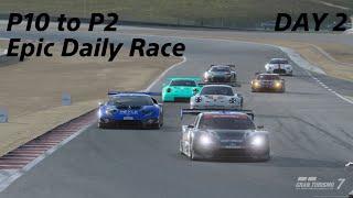 From P10  P2 How I Gained 8 Positions in GT7 Daily Race at Laguna Seca!