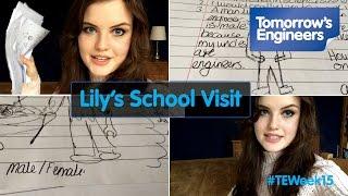 What do the students at Lily's old school think of engineering?