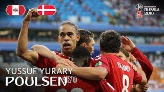 Yussuf Yurary POULSEN Goal - Peru v Denmark - MATCH 6