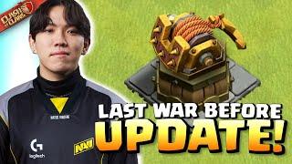NAVI’s last war before NEW UPDATE brings  “CRAFTED” DEFENSES! Clash of Clans