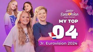 Junior Eurovision 2024 | My Top 4 (NEW: )