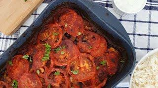 IRAQI TEPSI BAYTINJAN - طريقة عمل التبسي الباذنجان العراقي - IRAAKSE AUBERGINE OVENSCHOTEL