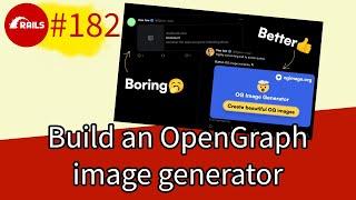 Ruby on Rails #182 Build an OpenGraph image generator app