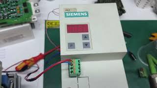 Siemens Masterdrive MC 6SE7021-0TP50-Z (F025 F026 F027 fault / tamir & test )