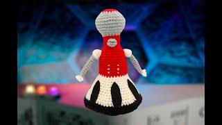 Tom Servo Doll Tom Servo from Mystery Science Theater 3000 (MST3K) crochet toy amigurumi doll