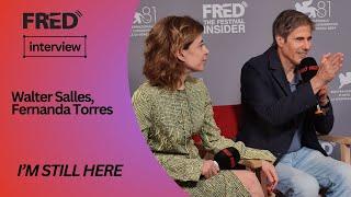 FRED's Interview: Walter Salles and Fernanda Torres - AINDA ESTOU AQUI (I'M STILL HERE) #venezia81