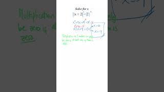 #GeeklyHub Absolute Value Equation Solved