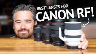 The BEST Lenses for Canon's RF Mount!