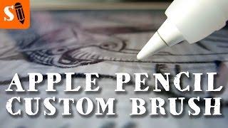Apple Pencil - How to Make Custom Brushes in Procreate on iPad Pro