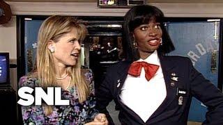 Zoraida and Linda Hamilton - Saturday Night Live