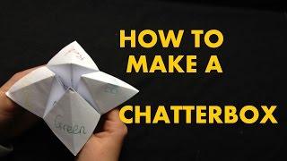 How To Make A Chatterbox / Fortune Teller