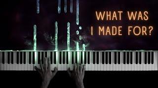 Billie Eilish − What Was I Made For? − FELT PIANO COVER