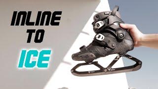 I Transformed my INLINE SKATES Into ICE SKATES