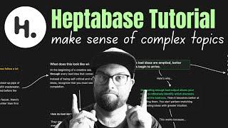 Heptabase: A beginners tutorial for visual note taking (personal knowledge management tool)