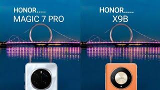 Honor Magic 7 pro VS Honor X9B Camera test Comparison