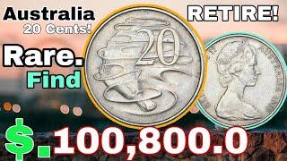 Australia 20 Cent 1967 most valuable 20 Cent Coins worth a lot of money!Coins Worth money!