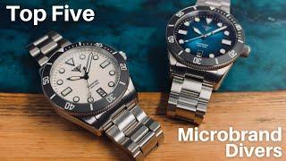 These 5 Watches ARE The “Best Of The Best” AFFORDABLE Microbrand Divers!