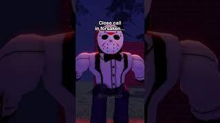 CLOSE CALL WITH JASON!  (ROBLOX FORSAKEN ANIMATION) #roblox #forsaken #edit #memes