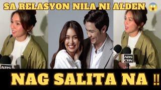 KATHRYN BERNARDO NAG SALITA NA SA WAKAS TUNGKOL SA RELASYON NILA NI ALDEN RICHARDS |KATHRYN LIVE ‼️