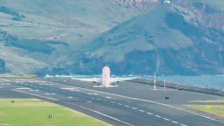 17 BEAUTIFUL WINDY TAKEOFFS at Madeira Airport