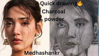 Realistic Charcoal Portrait Drawing | Step-by-Step Sketch Tutorial @Arjunartlocation