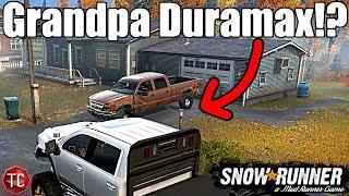 SnowRunner: Buying Grandpa's DURAMAX & REBUILDING IT! (Found on MARKETPLACE!?)