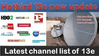 Hotbird 13e new update | 13e signal status | hindi/urdu