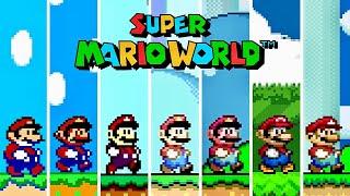 Evolution of Mario in Super Mario World