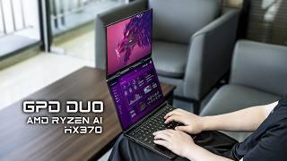 A Dual Screen OLED Ryzen Ai Laptop?! GPD DUO First Look