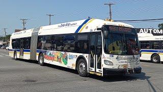 [Bee-Line]:White Plains bound 2019 New Flyer XDE60 'Xcelsior' Hybrid [338] on route W60