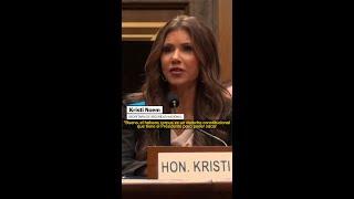 Kristi Noem, secretaria de Seguridad Nacional: "El habeas corpus suspende los derechos de la gente"