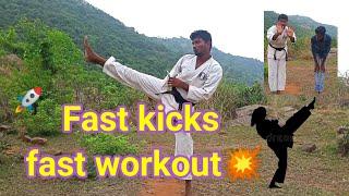 karate speed kick tricks/Fastkick teachniques