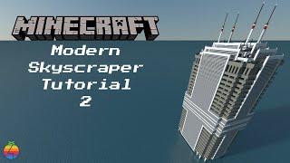 Minecraft - Modern Skyscraper Tutorial #2 (Samsung Plaza)