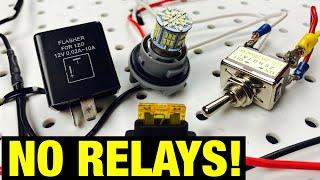 How to Wire Turn Signals | Car Directionals | Hazard Switch | NO RELAYS! | @WiringRescue