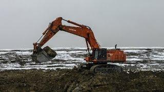 Dropping Boulders & Digging Rock | Hitachi EX1200