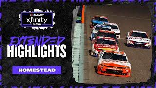 NASCAR Official Extended Highlights: Xfinity Series at Homestead-Miami Speedway