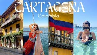 Cartagena Travel Vlog | Getsemani & Shopping + Sunset Boat + Bora Bora Beach Club