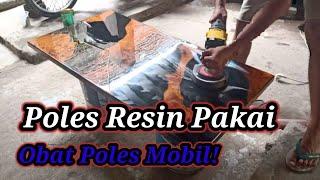 Cara Poles Meja Resin Supaya Mengkilap