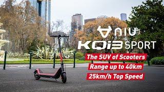 NIU KQi3 Sport Electric Scooter Features Promo - The Ultimate Commuter Scooter