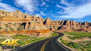 Badlands National Park Scenic Drive 4K South Dakota