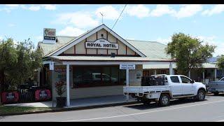 Royal Hotel, Kalbar, Queensland, Australia, this iconic hotel built in 1900 local timbers,