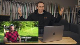 PRO SURFER REACTS to TEENAGE SELF!  |  Then VS Now