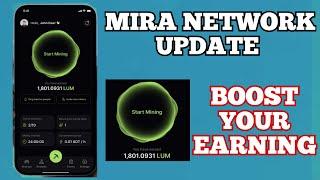 MIRA NETWORK MINING UPDATE - How To Earn $Lumira Coin