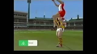 Playstation 2 commercial for AFL Premiership 2005 game