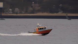 SAR HENRY KOEPCKE auf Testfahrt – Schnelle Fahrt auf der Elbe!  | Elbaufnahmen am 09.04.2025