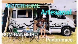 Motorhome artesanal Lindo BANHEIRO PANORAMICO DIFERENTE Renault master