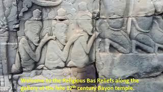 Bayon temple , Religiuos Bas Reliefs , Self Guided Tours , Bayon temple